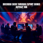 Ilustrasi bocoran skor esport dalam turnamen.